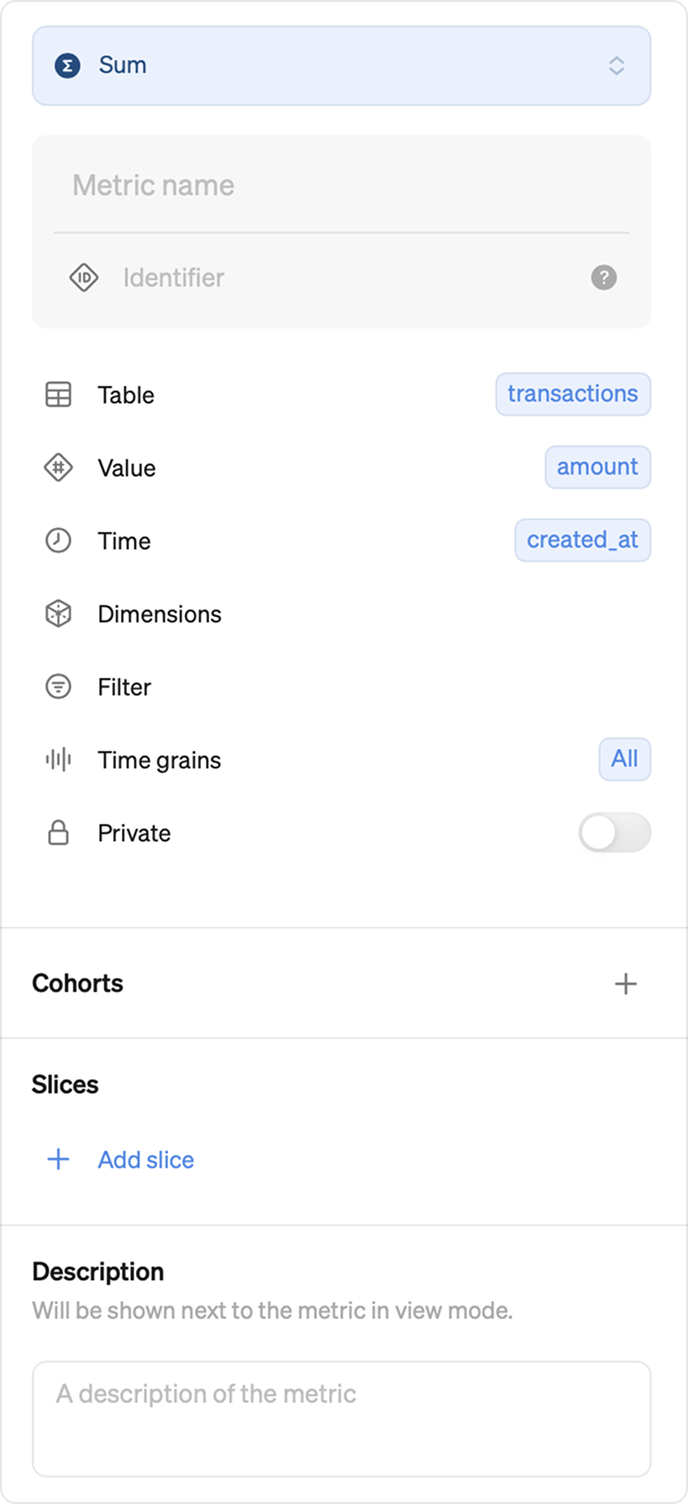 Metric properties