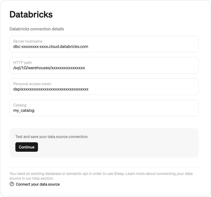 Database form