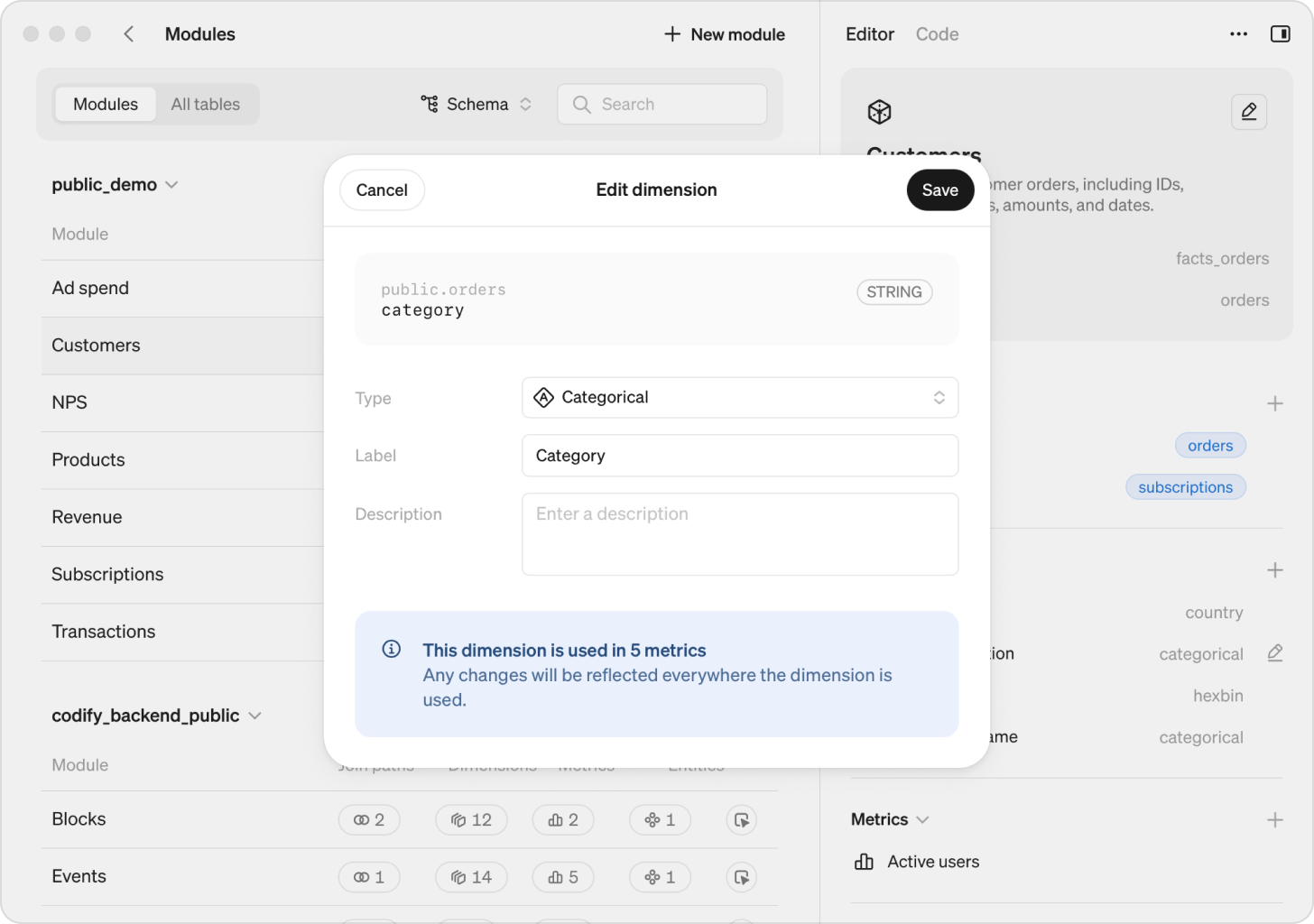 Create and edit join paths