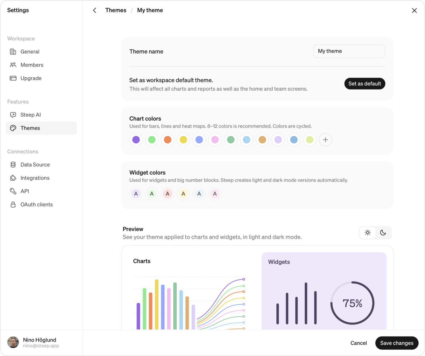 Create a new theme