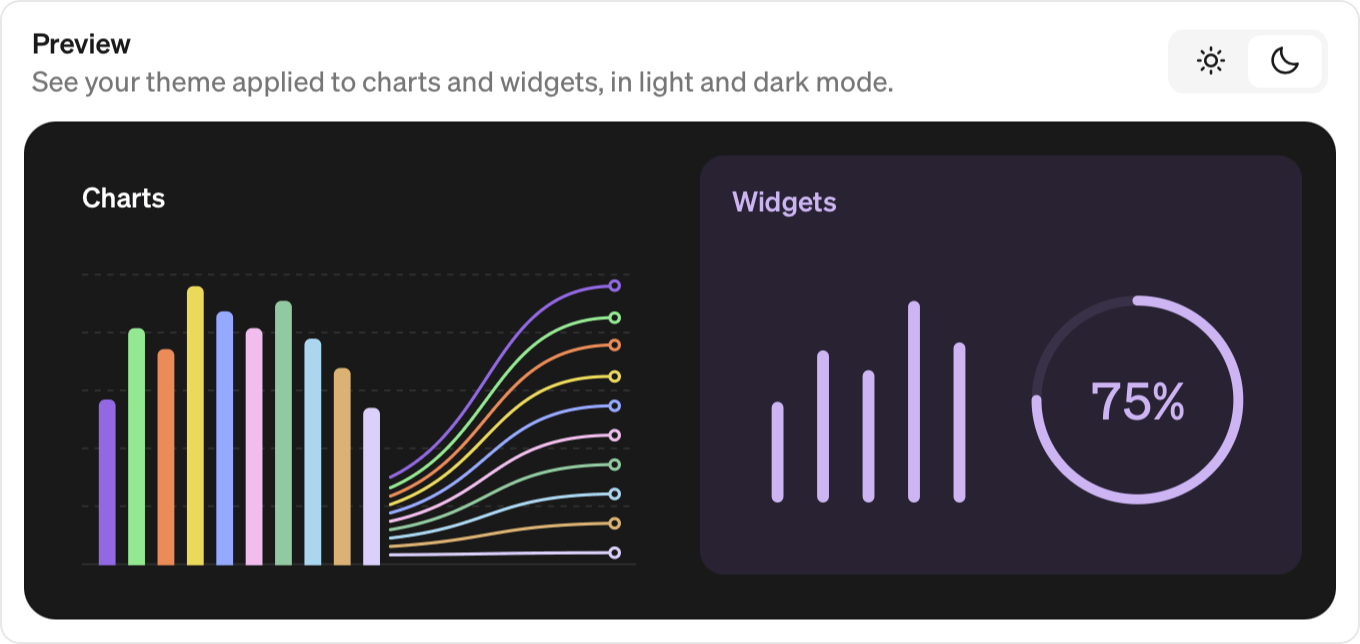 Light and dark mode